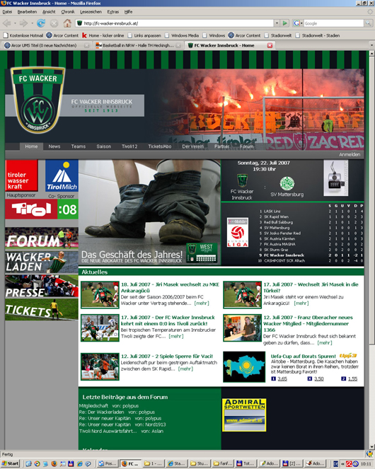 Screenshot der neuen Homepage.<br />Bild: www.fc-wacker-insbruck.at“><figcaption>Screenshot der neuen Homepage.<br />Bild: www.fc-wacker-insbruck.at</figcaption></figure>
            </div>

                    </article>

                <section class=