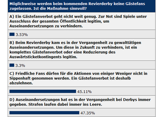 Ergebnis der Umfrage<br />    <button type=