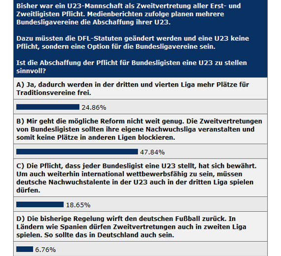 Ergebnis der Umfrage<br />    <button type=
