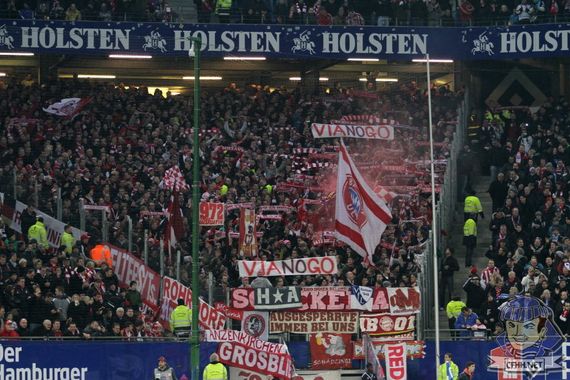 Proteste der Bayern-Fans gegen Viagogo.<br />    <button type=