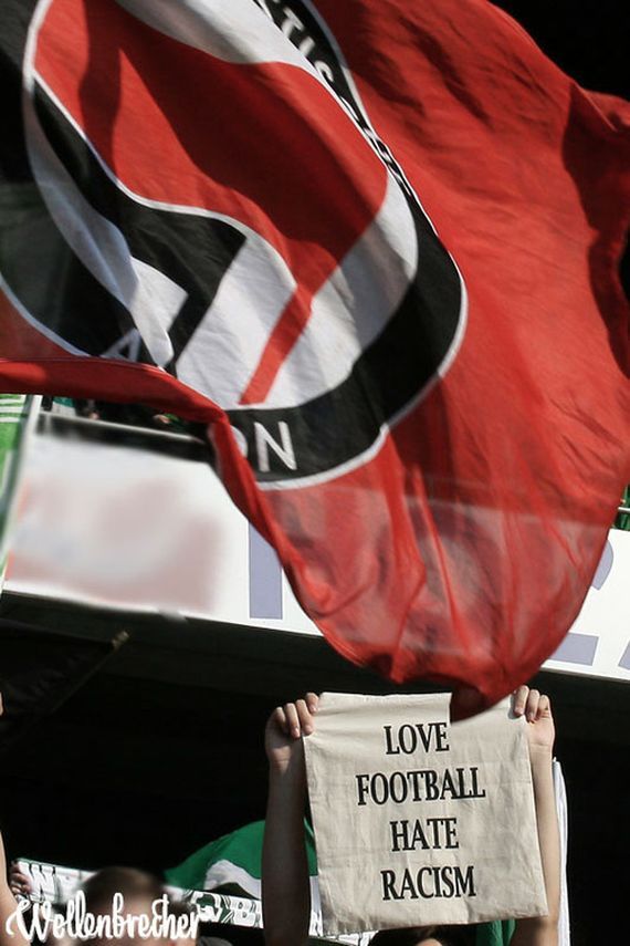 Linksgerichtete Bremer-Ultras könnten in den Fokus rechter Pogon-Fans geraten.<br />    <button type=