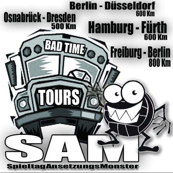 SAM on Tour<br />    <button type=