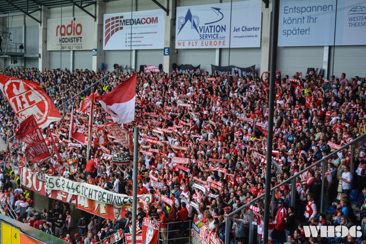 Proteste der FC-Fans gegen die Preispolitik des SC Paderborn<br />    <button type=