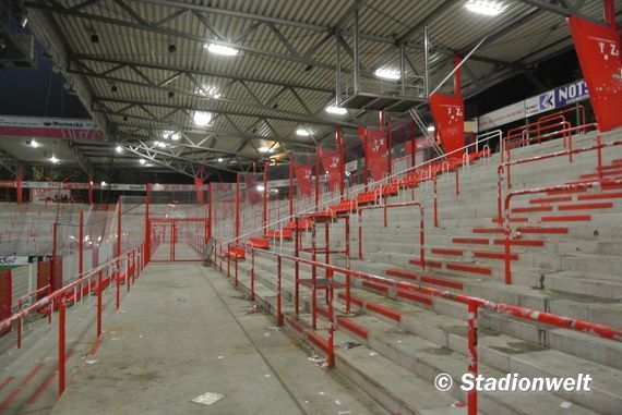 Die Buttersäure wurde im Gästeblock des Stadions an der alten Försterei verteilt.<br />    <button type=