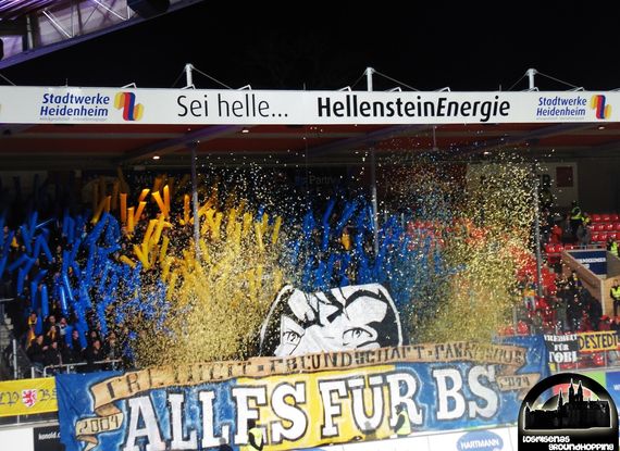 Braunschweiger Fans in Heidenheim <br />    <button type=