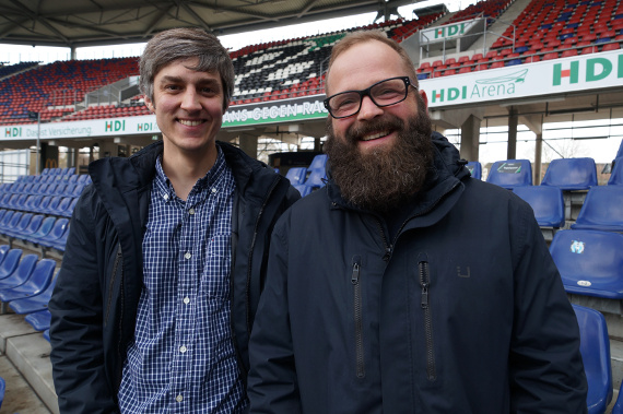 Das neue Team: links Johannes Seidel, rechts Torsten Koar Bild: Hannover96