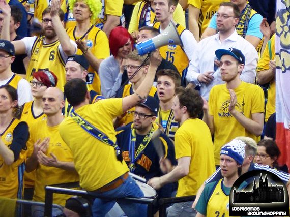 Alba Berlin - Roter Stern Belgrad (26.03.2015) Bild: losmisenas-groundhopping.blogspot.de