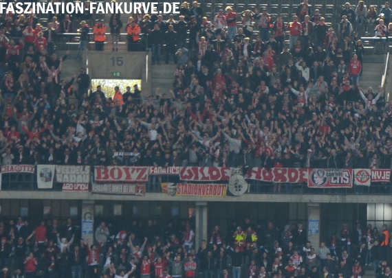 Auswärts traten die Kölner Ultras zuletzt auf, wenn sie unpersonalisierte Tickets erhielten. Bild: Faszination Fankurve