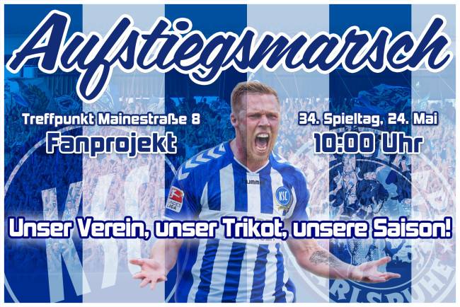 Der Mobilisierungsflyer für den Fanmarsch<br />    <button type=