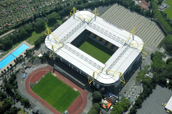 Begrenzte Möglichkeiten rund ums Stadion.<br />    <button type=