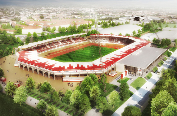 So soll das neue Stadion in Erfurt aussehen.<br />    <button type=