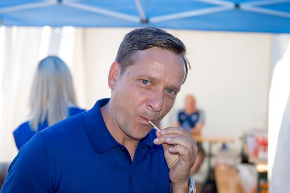 Auch Horst Held beteiligte sich an der Aktion<br />    <button type=