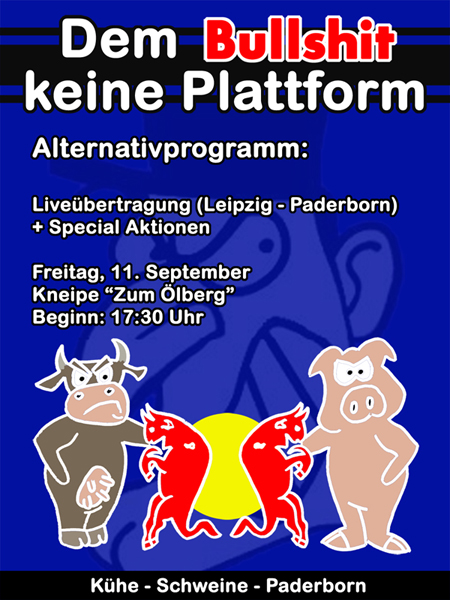 Der Werbeflyer der Paderborner Fangruppe<br />    <button type=