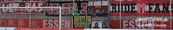 So sah die Zaunbeflaggung der Westtribüne zuletzt aus. Bild: Jawattdenn.de