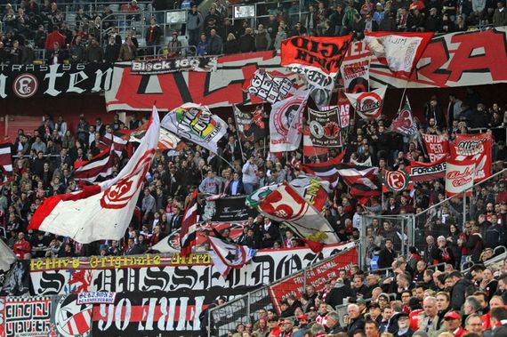 In der Ablehnung gegen die Bild-Zeitung scheint die Fortuna Düsseldorf Fanszene geeint<br />    <button type=
