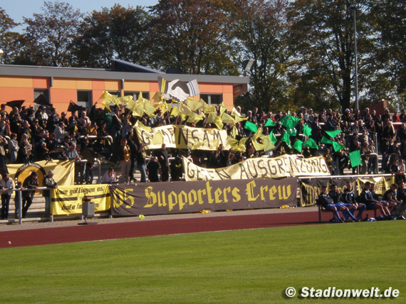 Gemeinsame Aktion von Göttingen & Oldenburg Fans gegen Ausgrenzung. Beide Fanszenen wurde nun ausgezeichnet<br />    <button type=