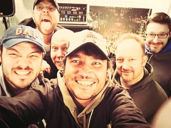 Die Band bei der Aufnahme der neuen CD<br />    <button type=