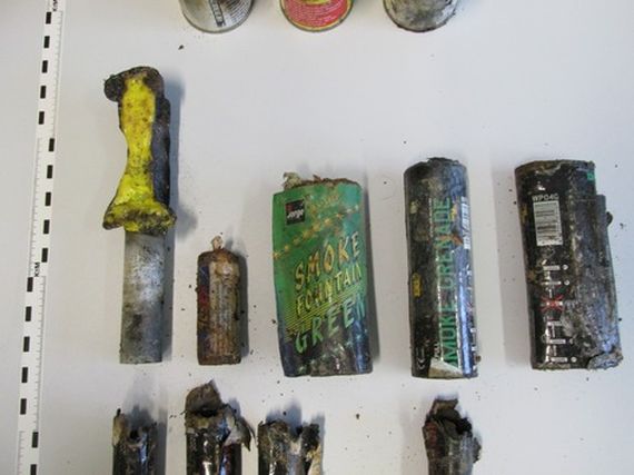 Die KTU untersucht aktuell die Pyroüberreste<br />    <button type=