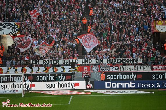 Gleiche Wortwahl auch bei Ultras des 1. FC Köln<br />    <button type=
