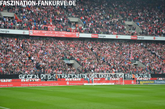 Beim Derby gegen Mönchengladbach schwieg die Südkurve. Bild: Faszination Fankurve