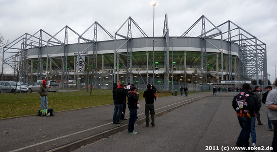 Derbytickets für Gästefans gibt es erst vor Ort in Mönchengladbach<br />    <button type=