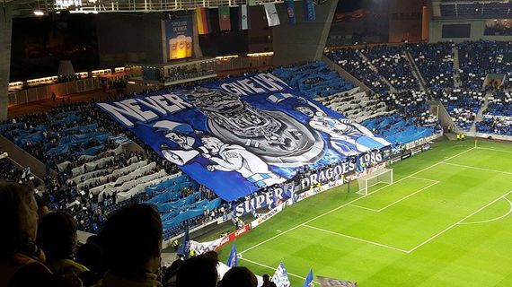 Die Choreografie der Super Dragões. Bild: Privat