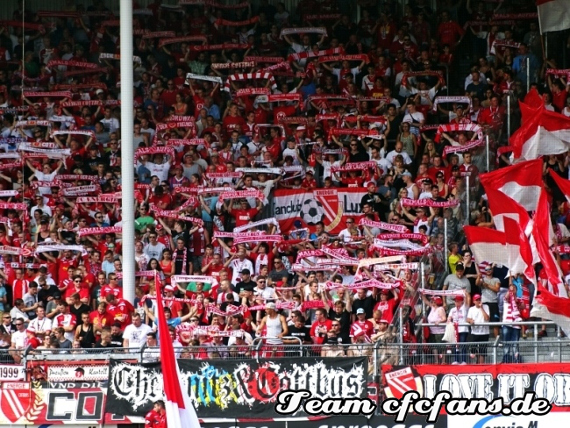 Chemnitz und Cottbus Freundschafts Fahne<br />    <button type=