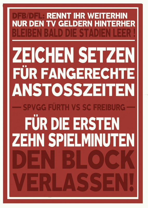Der Boykottaufruf der Freiburger Fanszene<br />    <button type=