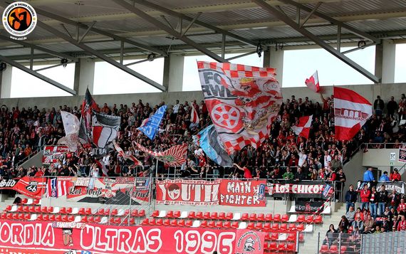 Erfordia Ultras probierten einen anderen Standort aus<br />    <button type=