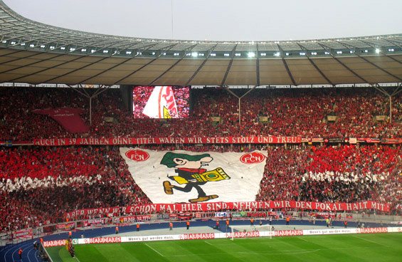 1.FC Nürnberg beim Pokalfinale 2007.<br />    <button type=