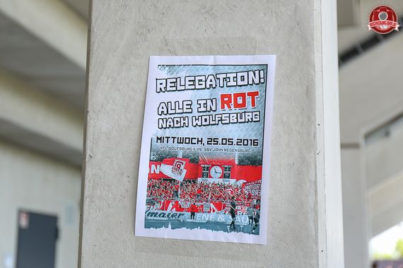 Spruchband am Samstag beim Jahn Regensburg Heimspiel<br />    <button type=