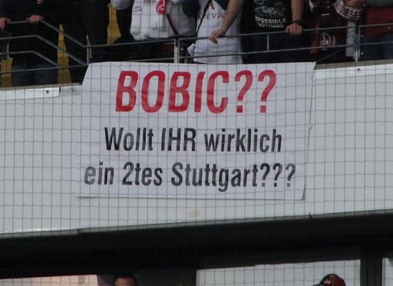 Auch außerhalb der Ultràszene gab es Kritik an Bobic<br />    <button type=