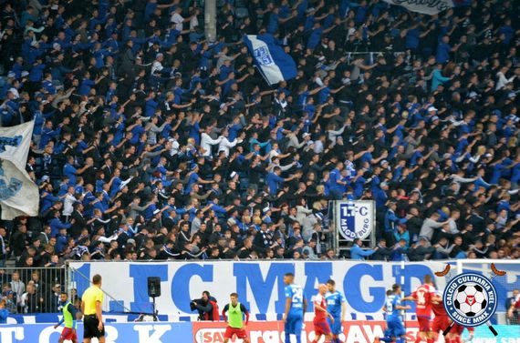 Der Block U am Samstag beim Heimspiel gegen Kiel. Bild: Calcio-Culinaria.de