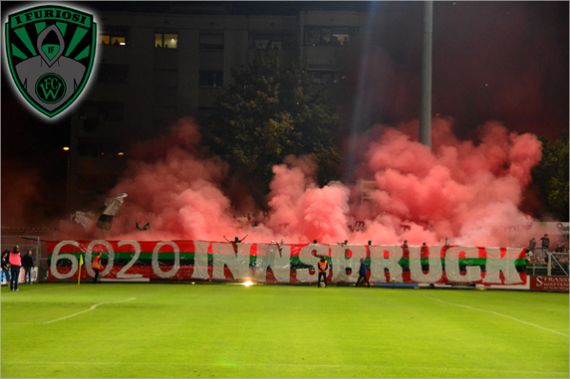 Pyroaktion der Innsbrucker. Bild: www.ifuriosi.at