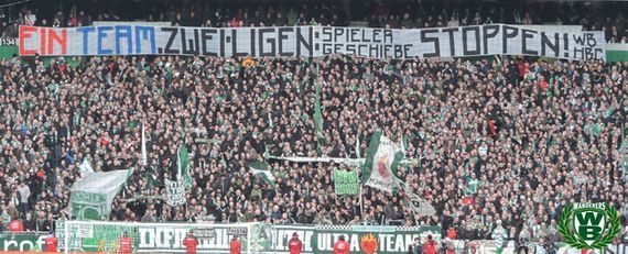 Die Wanderers Bremen kritisierten am vergangenen Wochenende die Transfers zwischen Salzburg und Leipzig. Bild: Wanderers-Bremen.de