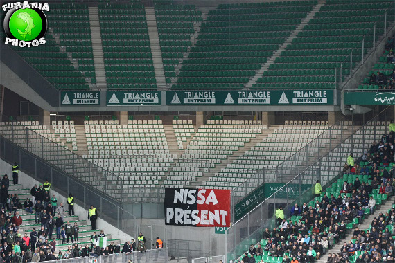 Schon beim letzten Ligaspiel in St. Etienne waren keine Fans aus Nizza im Gästeblock.<br />Bild: furania-photos.fr“><figcaption>Schon beim letzten Ligaspiel in St. Etienne waren keine Fans aus Nizza im Gästeblock.<br />Bild: furania-photos.fr</figcaption></figure>
            </div>

                    </article>

                <section class=