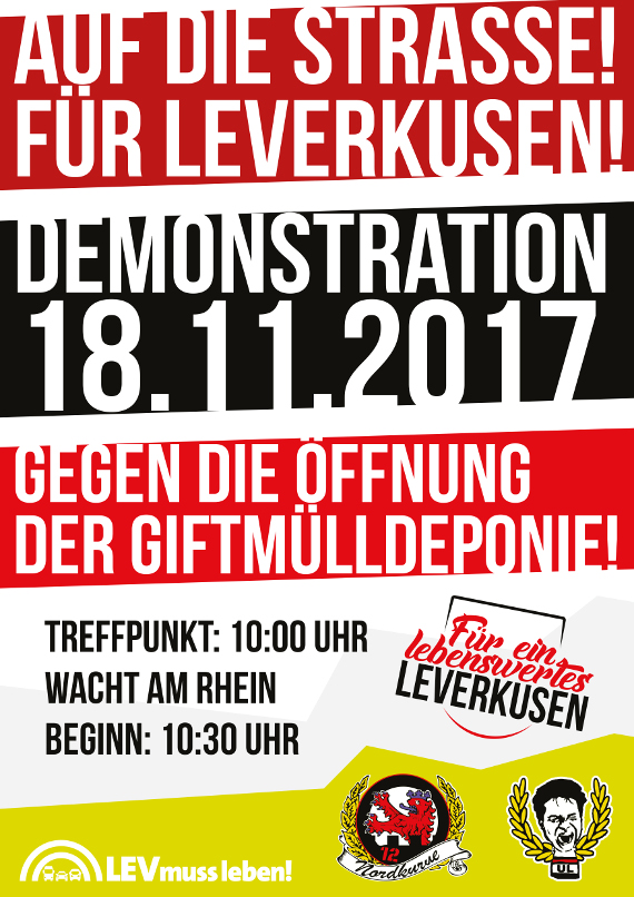 Mit diesem Flyer wird für die Demonstration mobilisiert.<br />Bild: Ultras-Leverkusen.de”><figcaption>Mit diesem Flyer wird für die Demonstration mobilisiert.<br />Bild: Ultras-Leverkusen.de</figcaption></figure>
<figure><img decoding=