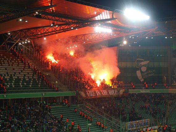 Der Auftritt der Śląsk Wrocław in Warschau erinnerte an Dynamo Dresden in Karlsruhe.<br />Bild: Gurke“><figcaption>Der Auftritt der Śląsk Wrocław in Warschau erinnerte an Dynamo Dresden in Karlsruhe.<br />Bild: Gurke</figcaption></figure>
<figure><img decoding=