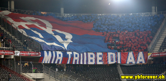 FC Basel-Fans am Mittwoch beim Pokalspiel in Bern.<br />Bild: ybforever.ch“><figcaption>FC Basel-Fans am Mittwoch beim Pokalspiel in Bern.<br />Bild: ybforever.ch</figcaption></figure>
            </div>

                    </article>

                <section class=