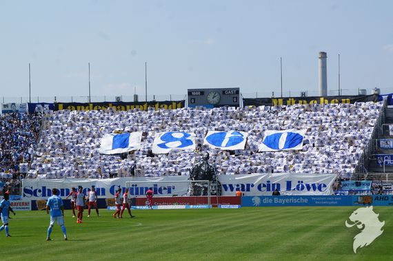 Der 2. Teil der Choreografie.<br />Bild: muenchnerloewen.de”><figcaption>Der 2. Teil der Choreografie.<br />Bild: muenchnerloewen.de</figcaption></figure>
<figure><img decoding=