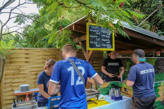 Das Essen passte auch zum Südamerika-Motto. Bild: Horda-Azzuro.de