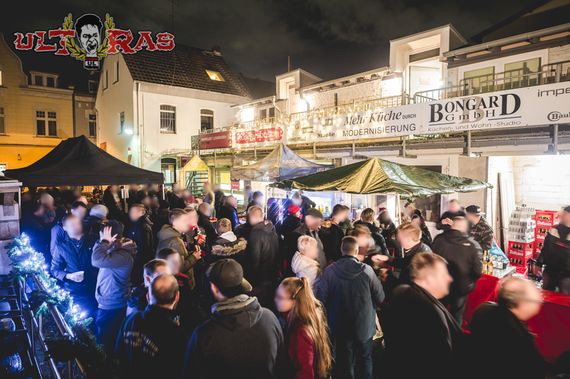 Zum Alternativprogramm der Bayer 04-Fanszene in Leverkusen kamen etwa 300 Personen. Bild: Ultras-Leverkusen.de