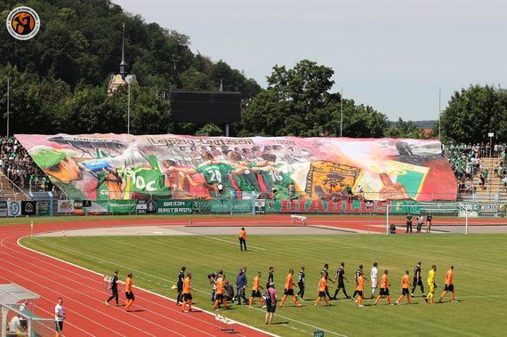 Die Blockfahne der Diablos.<br />Bild: Unterwegs in Sachen Fussball – www.uisf.de”><figcaption>Die Blockfahne der Diablos.<br />Bild: Unterwegs in Sachen Fussball – www.uisf.de</figcaption></figure>
<figure><img decoding=