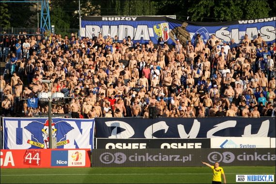 Ruch Chorzów-Fans beim Derby gegen GKS Katowice.<br />Bild: niebiescy.pl“><figcaption>Ruch Chorzów-Fans beim Derby gegen GKS Katowice.<br />Bild: niebiescy.pl</figcaption></figure>
            </div>

                    </article>

                <section class=