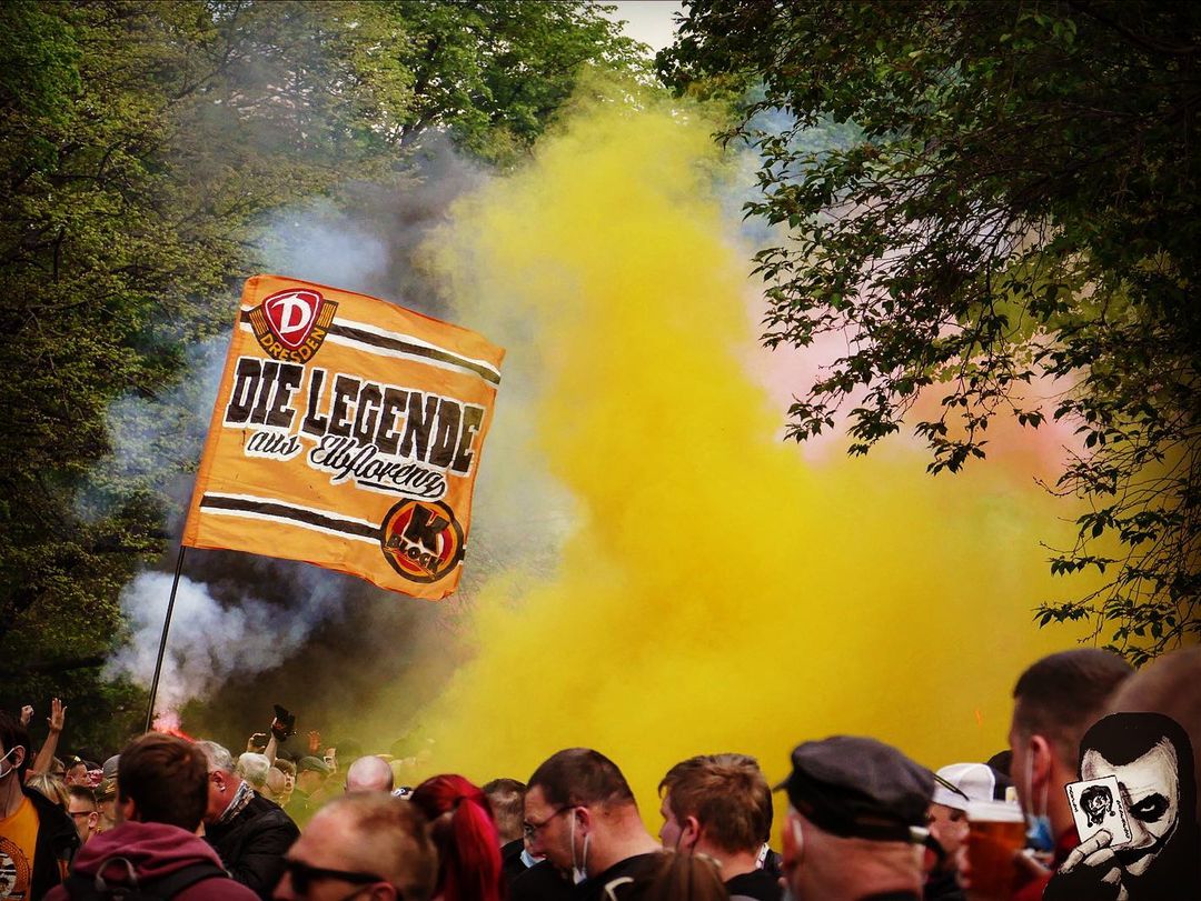 Dynamo-Fans im Großen Garten in Dresden. Bild: Jokers Radeberg