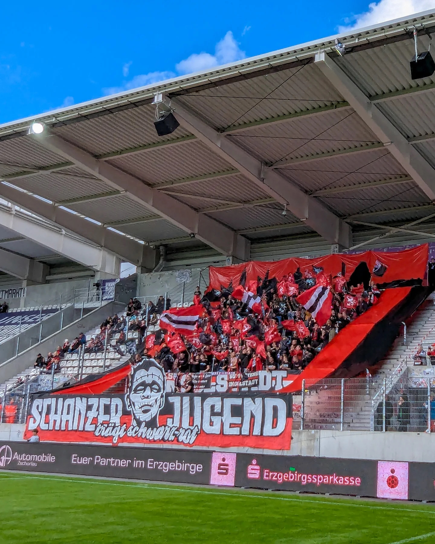 Gästefans | FC Erzgebirge Aue – FC Ingolstadt (04.05.2025) 1-0
