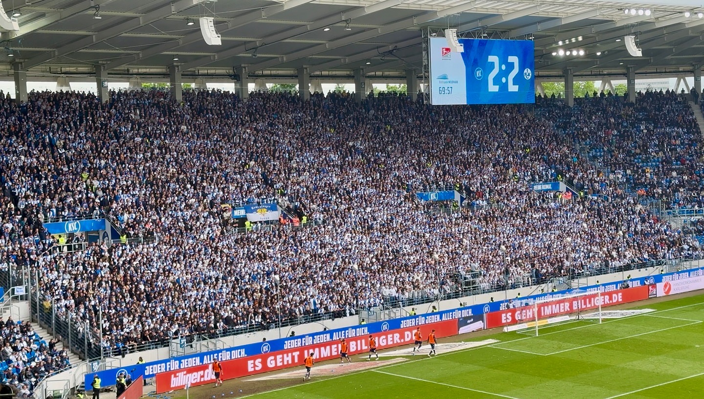 Karlsruher SC – 1. FC Kaiserslautern 2-2 (1)