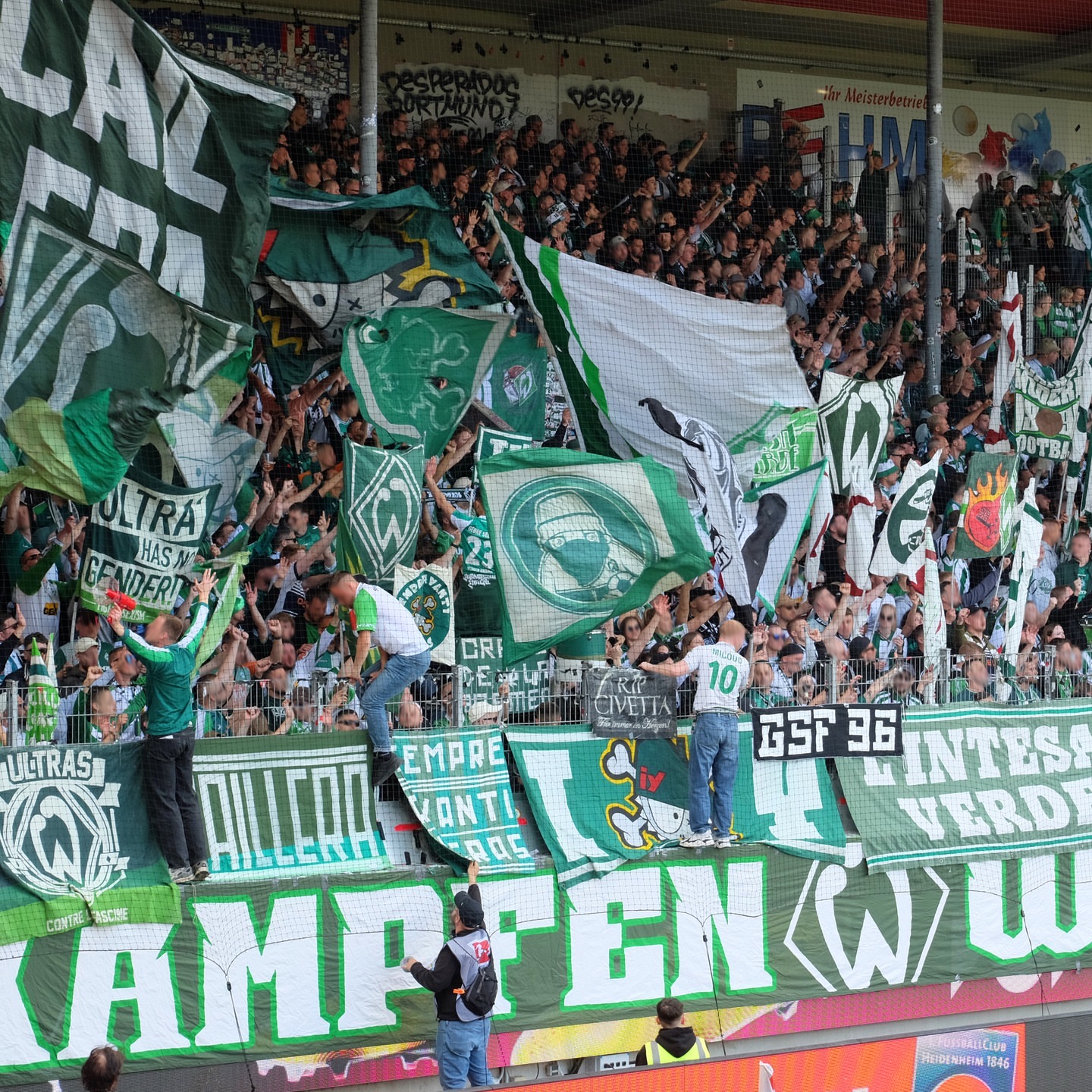 Gästefans | 1. FC Heidenheim – Werder Bremen (17.05.2025) 1-4