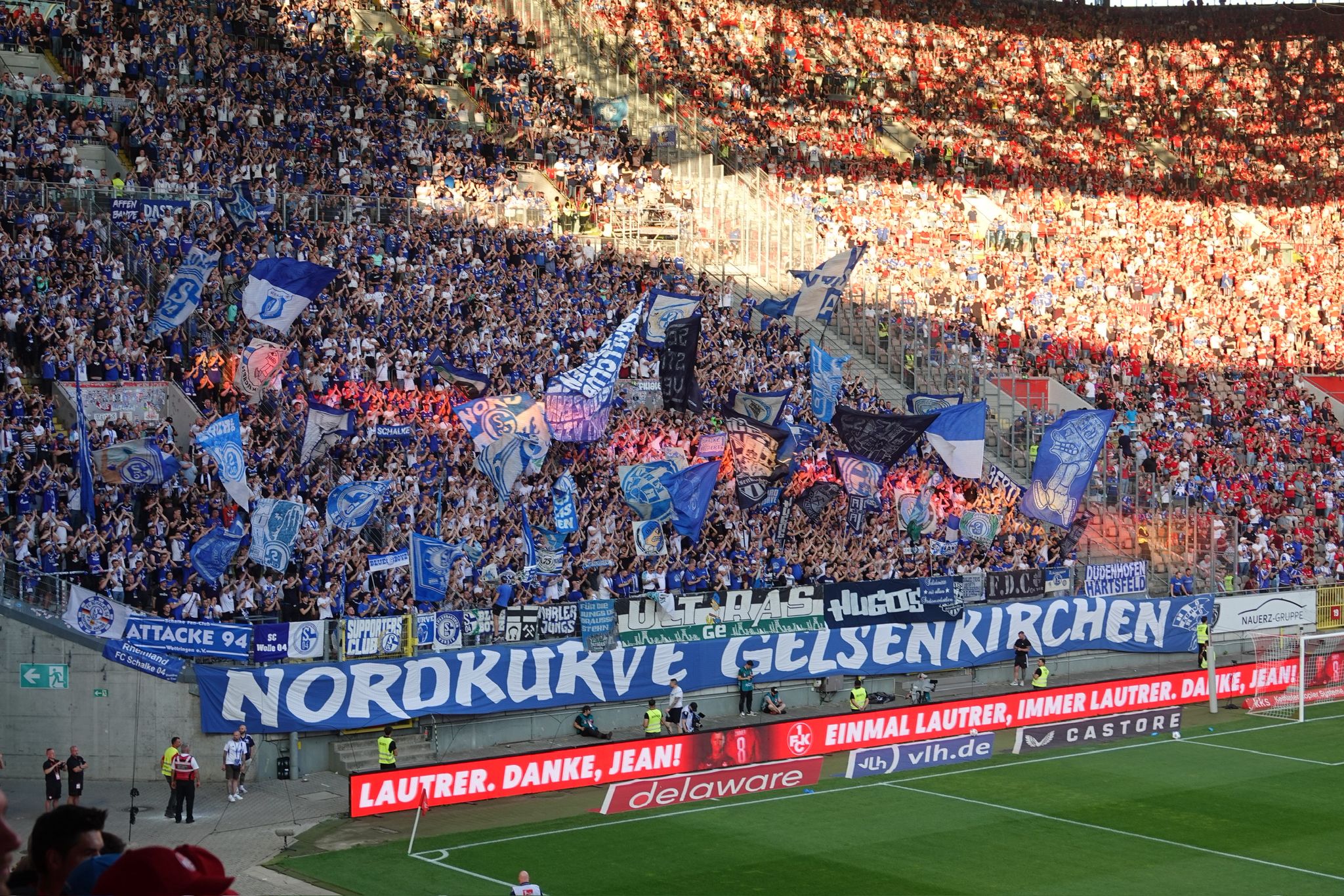 Gästefans | 1. FC Kaiserslautern – FC Schalke 04 (09.08.2025) 1-0