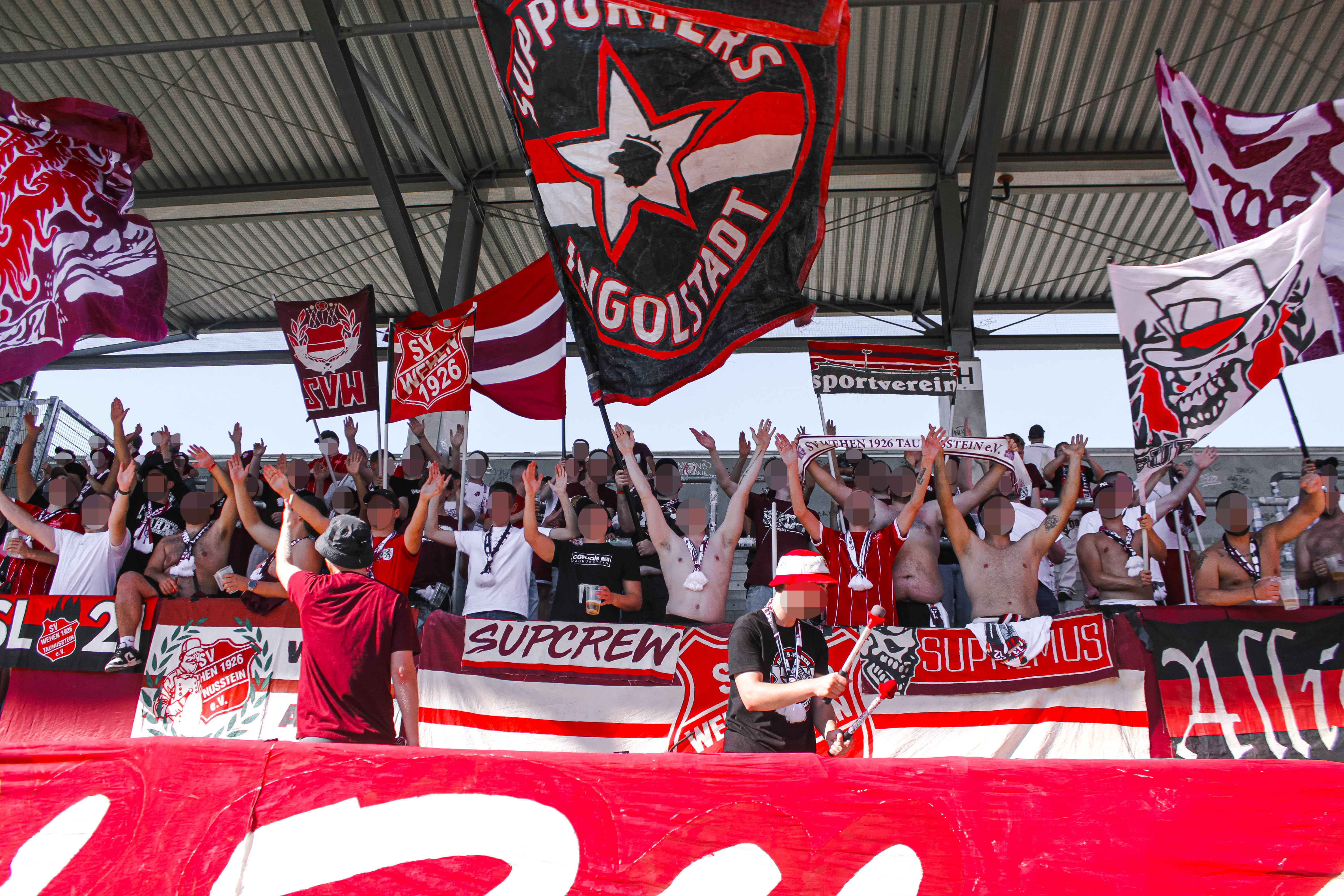 Gästefans | FC Ingolstadt – SV Wehen-Wiesbaden (20.09.2025) 0:0